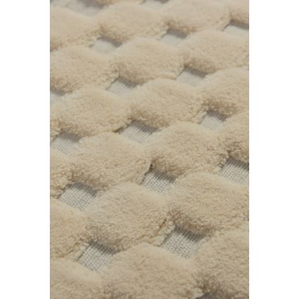 Set of 2 BAMBI Bath Mats 60/100 cm beige