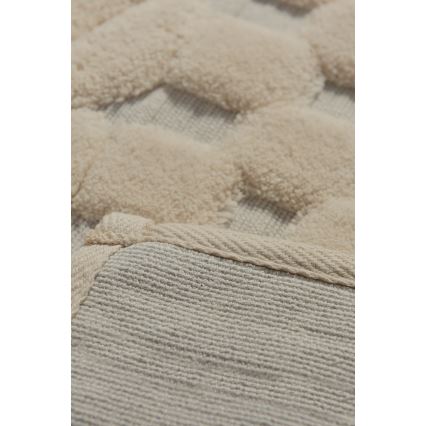 Set of 2 BAMBI Bath Mats 60/100 cm beige