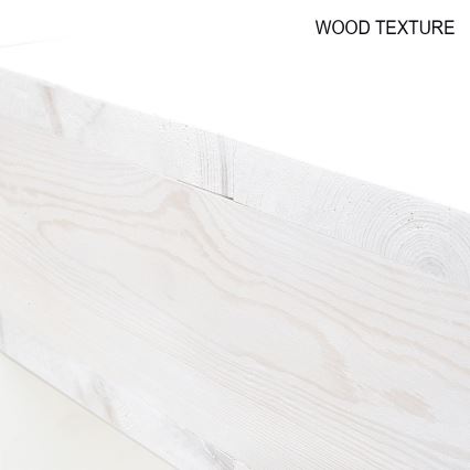 Set of 2 DIA Shelves, White/Black