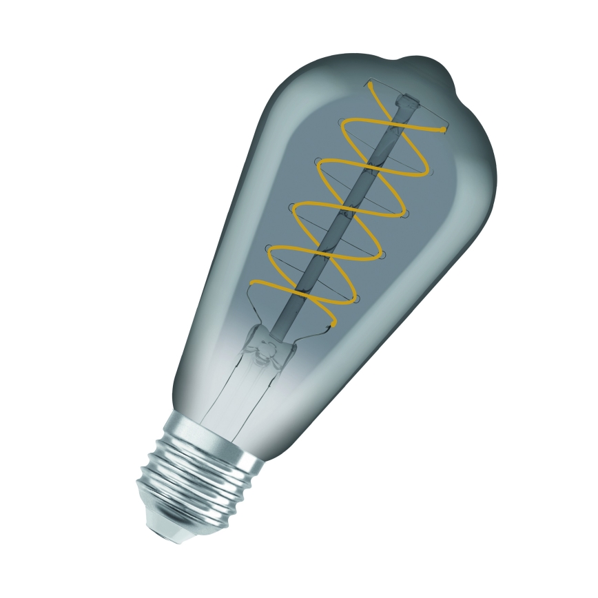 Set of 2 Dimmable LED Vintage Filament Bulbs E27, 7.8W, 230V, 1800K - Osram
