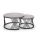 Set of 2 ELEGRA Coffee Tables, Grey