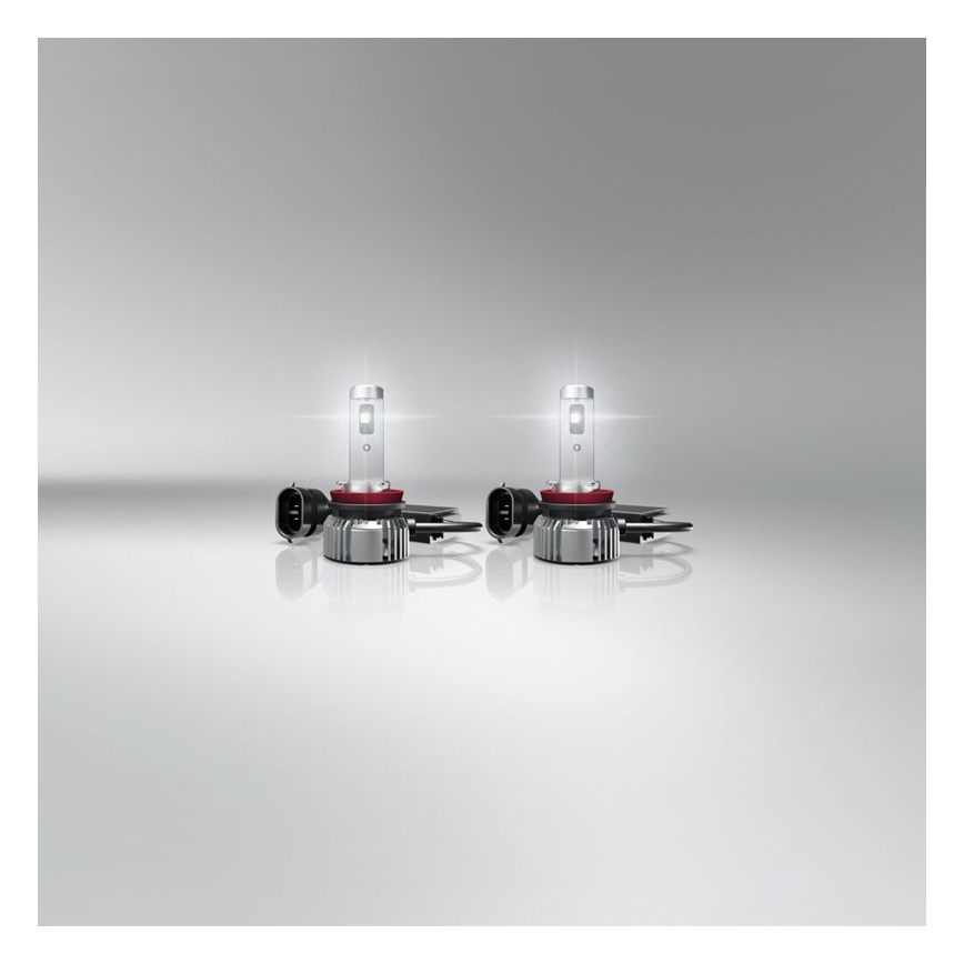 Set of 2 LED Car Bulbs NIGHT BREAKER SMART H11 PGJ19-2, 14W/12V, 6000K - Osram