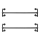 Set of 2 LINEA wall-mounted clothes hangers, black