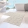 Set of 2 LINO bath mats 60/100 cm, cream