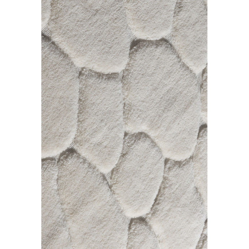 Set of 2 LINO bath mats 60/100 cm, cream