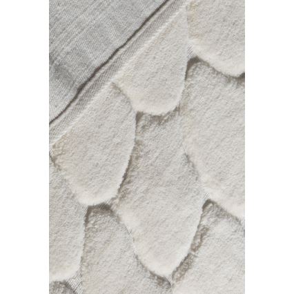 Set of 2 LINO bath mats 60/100 cm, cream