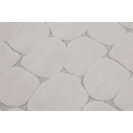 Set of 2 LINO bath mats 60/100 cm, cream