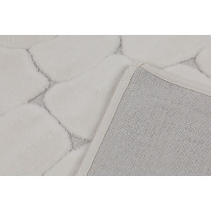 Set of 2 LINO bath mats 60/100 cm, cream