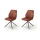 Set of 2 NEXORO Dining Chairs, Red