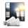 Set of 2 Philips Hue WHITE AMBIANCE Dimmable LED Bulbs E27/6W/230V 1000-20000K