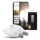Set of 2 Philips Hue WHITE dimmable LED bulbs, B39, E14, 3.9W, 230V, 2700K