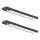 Set of 2 Rechargeable VIRO LED Furniture Lights with Motion and Dusk Sensor, 1.2W / 3.7V, 800 mAh, 3000/4000/6500K, 30 cm, Black