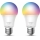 Set of 2 RGBW LED dimmable A60 bulbs E27/8,7W/230V 2500-6500K Wi-Fi - TP-Link