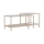 Set of 2 SARON Coffee Tables 90 x 50 cm, Gray/Clear