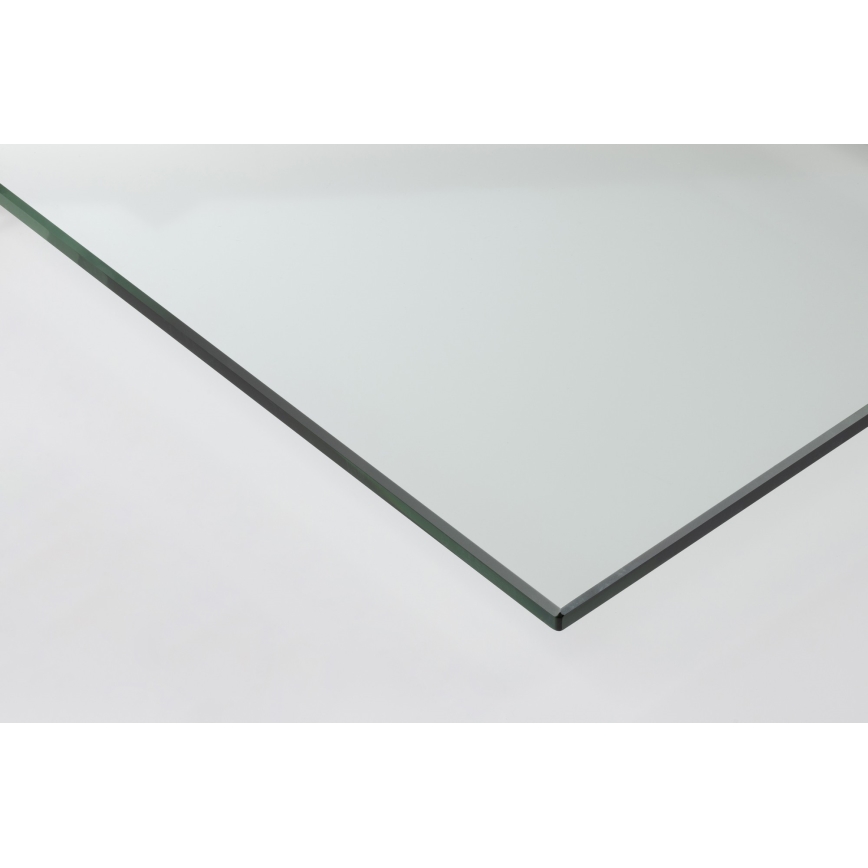 Set of 2 SARON Coffee Tables 90 x 50 cm, Gray/Clear