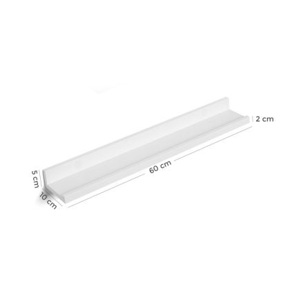 Set of 2 SHELFY Wall Shelves, White