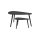 Set of 2 SOLE coffee tables 60/80x30/40 cm black