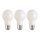 Set of 3 A60 LED bulbs, E27, 7.2 W, 230 V, 2700 K - Eglo 110443