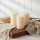 Set of 3 BRILLO LED Candles LED/3xAAA 12.5 cm cream + remote control