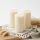 Set of 3 BRILLO LED Candles LED/3xAAA 15 cm, cream + remote control