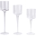 Set of 3 Clear Candle Holders