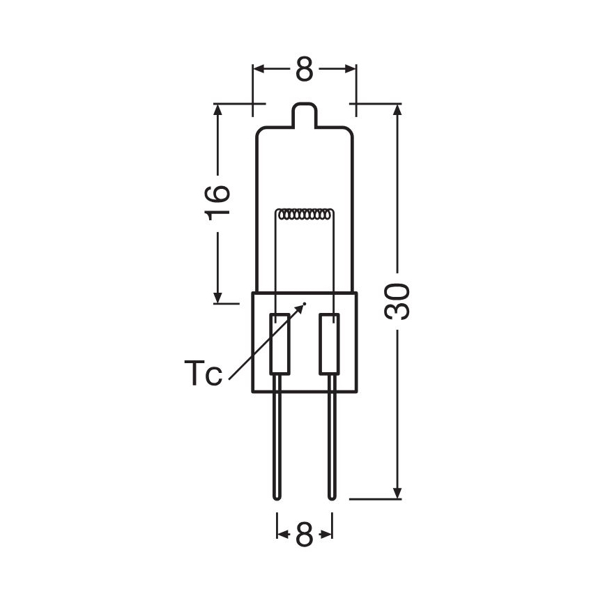 Set of 3 HALOSTAR G4/10W/12V 2700K oven bulbs - Osram