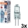Set of 3 HALOSTAR G4/20W/12V 2700K Oven Bulbs - Osram