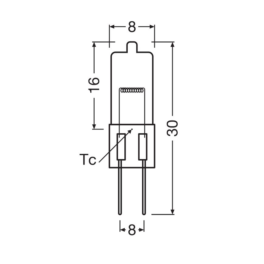 Set of 3 HALOSTAR G4/20W/12V 2700K Oven Bulbs - Osram