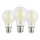 Set of 3 LED A60 bulbs, E27 / 7.2W / 230V, 2700K - Eglo 110438