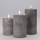Set of 3 LED Candles, 2×AA, Warm White