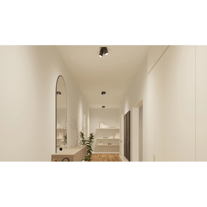 Set of 3 Philips Hue White and Color Ambiance Essential GU10 dimmable LED bulbs, 4.7W, 230V, 2200–6500K