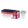Set of 3 LED PAR16 GU10 reflector lamps, 6.9W, 230V, 6500K, 60° - Osram