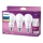 Set of 3 Philips A60 LED Bulbs E27/13W/230V 2700K