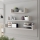 Set of 3 TRIO wall shelves 40/60/80x11x18 cm, cashmere
