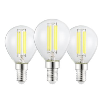Set of 3 VINTAGE P45 LED Bulbs E14/2.2W/230V 2700K - Eglo 110441