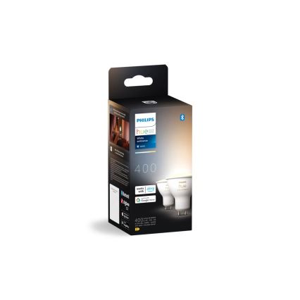 Pack of 4 LED dimmable bulbs Philips Hue White Ambiance GU10/4.2W/230V 2200-6500K