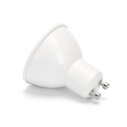 Set of 4 Smart Dimmable LED RGBW GU10 Bulbs, 4.9W/230V 2700-6500K - Aigostar