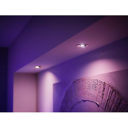 Set of 4 LED RGBW Dimmable Bulbs Philips Hue White and Color Ambiance GU5.3/MR16/6.3W/12V 2000-6500K