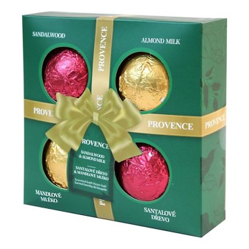 Set of 4 Provence Fizzy Bath Bombs