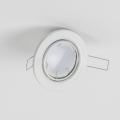 Set of 5 bathroom recessed downlights 1xGU10/4W/230V IP23 white