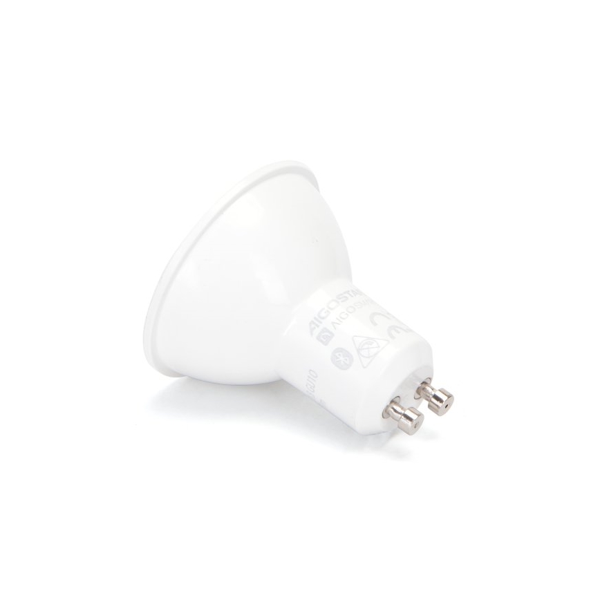 Set of 6 LED RGBW Dimmable MESH GU10 Bulbs 6.5W 230V 2700–6500K + Remote Control - Aigostar