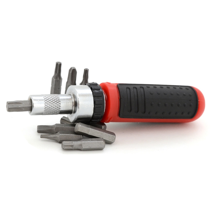 Set of bits with ratchet screwdriver 37 pcs