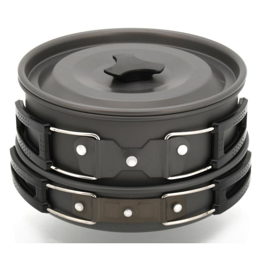 Set of camping cookware 3pcs
