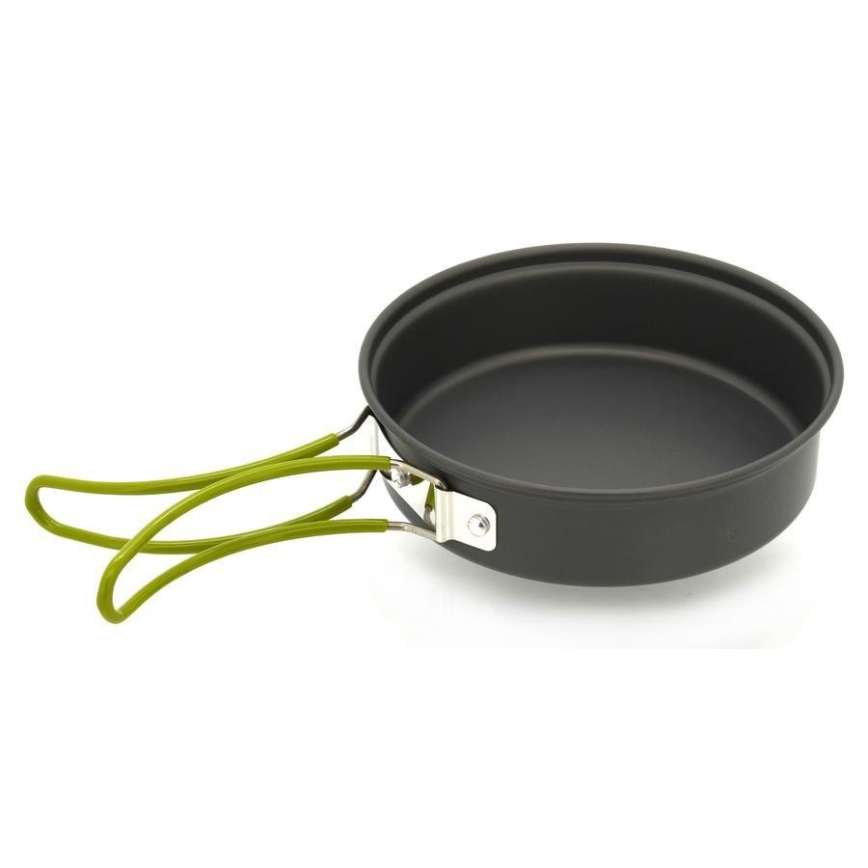 Set of camping cookware with accessories 9pcs