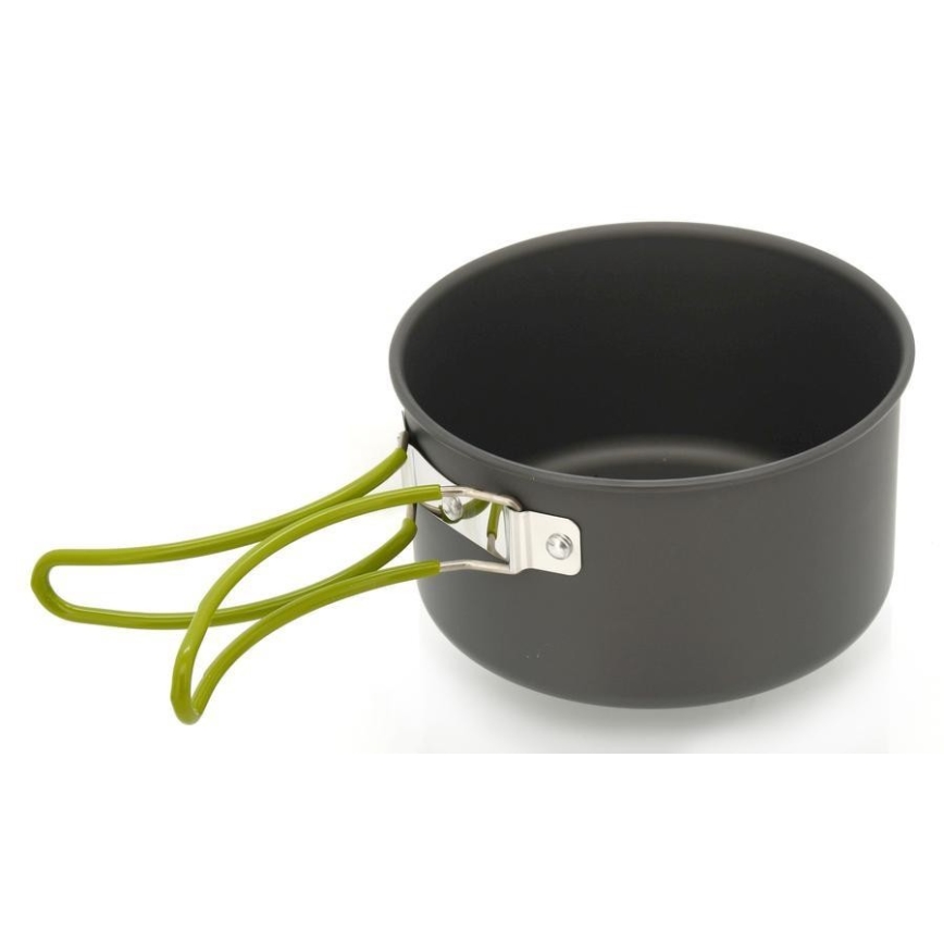 Set of camping cookware with accessories 9pcs