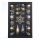 Set of Christmas ornaments 25 pcs gold/silver