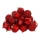 Set of Christmas ornaments 30 pcs red