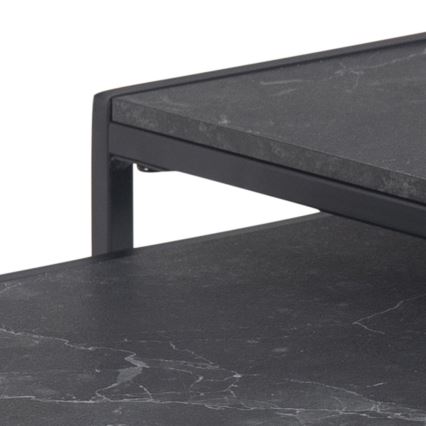 Set of coffee tables ALMA 2 pcs anthracite