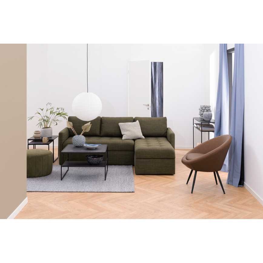 Set of coffee tables ALMA 2 pcs anthracite