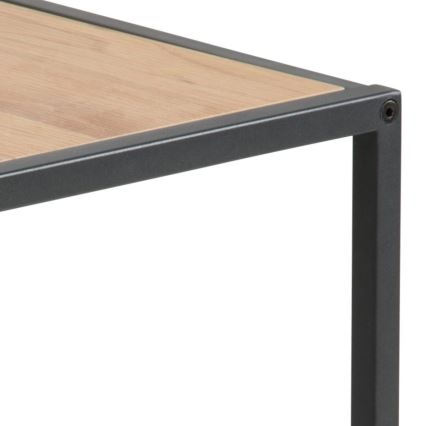Set of coffee tables SARON 2 pcs oak/black